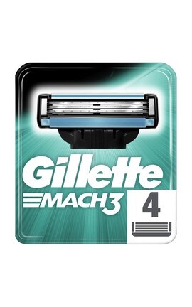 GILLETTE MACH 3-Сменные картриджи для бритья Gillette Mach 3 4 шт-3014260243531-