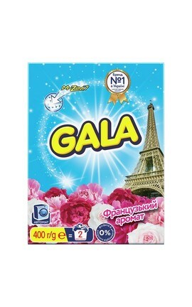 GALA-Порошок для прання автомат Gala Французький аромат 400 г-4084500319103-