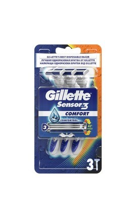 GILLETTE-Бритви для гоління одноразові Gillette Blue 3 шт-7702018489619-