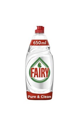 FAIRY-Средство для мытья посуды Fairy Pure & Clean 650 мл-8001090837455-