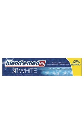 BLEND A MED-Зубная паста Blend a med 3D White Арктическая свежесть 100 мл-5410076475834-