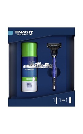 GILLETTE MACH 3-Набор для бритья Gillette Mach-3 Мужской 1 шт-7702018508303-