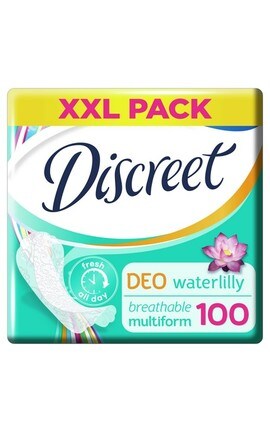 DISCREET-Прокладки женские ежедневные Discreet Deo Water Lily 100 шт 100 шт-8001090162274-