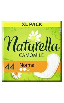 NATURELLA-Прокладки гігієнічні щоденні Naturella Camomile XL Pack 44 шт-8006540100769-