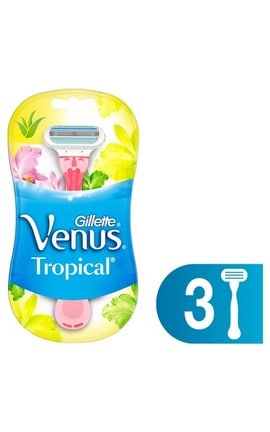 GILLETTE VENUS-Бритви одноразові Venus Tropical 3 шт-7702018426263-
