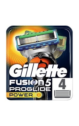 GILLETTE FUSION-Сменные картриджи для бритья Gillette Fusion 5 ProGlide Power 4 шт-7702018085576-