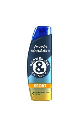 HEAD and SHOULDERS-Шампунь против перхоти-гель для душа Head & Shoulders 2 в 1 Спорт 270 мл-8001841717920-