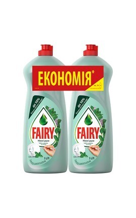FAIRY-Средство для мытья посуды Fairy Нежные руки Чайное дерево и мята 2 л-8001841738680-