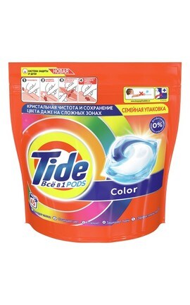 TIDE-Капсули для прання Tide Все в 1 Color 45 шт-8001841582160-