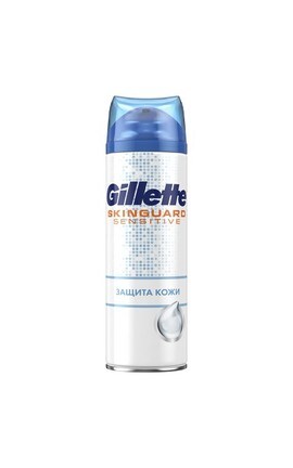 GILLETTE SKINGUARD-Гель для гоління Gillette Skinguard Sensitive для чутливої шкіри з екстрактом алое Захист Шкiри 200 мл-7702018493920-