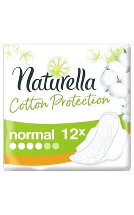 NATURELLA-Прокладки гігієнічні Naturella Cotton Protection Normal, 12 шт-8001841658384-