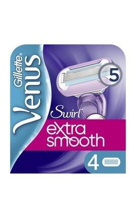 GILLETTE VENUS-Змінні картриджі для гоління Venus Extra Smooth Swirl жіночі, 4 шт-7702018401208-