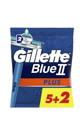 GILLETTE-Бритви одноразовi Gillette BlueII Plus 7 шт-7702018437993-