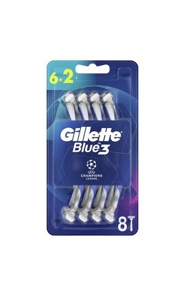 GILLETTE-Одноразові бритви Gillette Blue 3 Comfort 8 шт-7702018531783-