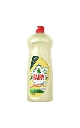 FAIRY-Средство для мытья посуды Fairy Нежные руки Ромашка и Витамин Е 1 л-5413149477667-