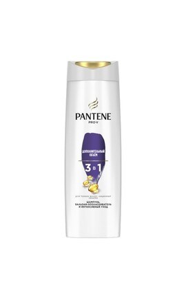 PANTENE-Шампунь для волос и бальзам-ополаскиватель Pantene Pro-V 3 в 1 Дополнительный объем 360 мл-8001090673480-
