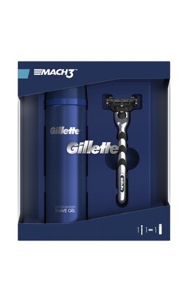 GILLETTE FUSION-Подарочный набор Gillette Mach 3 для мужчин 1 шт-7702018508389-