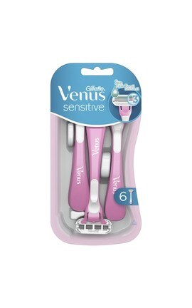 SIMPLY VENUS-Бритвы одноразовые Gillette Venus Sensitive для женщин, 6 шт-7702018545773-