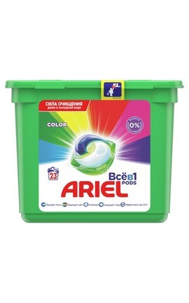 ARIEL-Капсулы для стирки Ariel Pods All in 1 Color 23 шт-4084500078710-