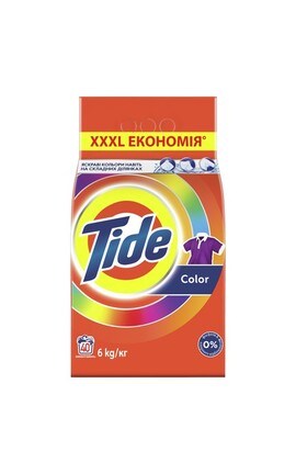 TIDE-Порошок для прання автомат Tide Color 6 кг -5413149257252-