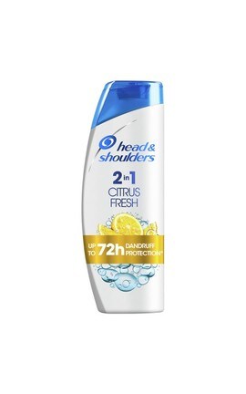HEAD and SHOULDERS-Шампунь для волос Head&Shoulders Цитрусовая свежесть 2 в 1 360 мл-8006540065211-