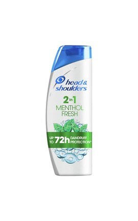 HEAD and SHOULDERS-Шампунь для волос Head&Shoulders Свежесть ментола 2в1 360 мл-4084500970403-