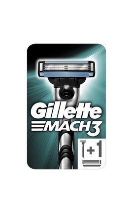 GILLETTE MACH 3-Бритва Gillette Mach 3 с 2 сменными картриджами 1 шт-7702018020676-