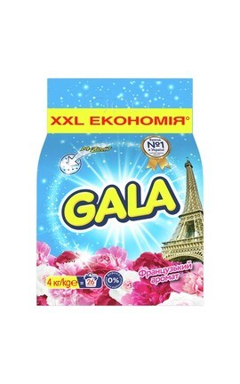 GALA-Порошок для прання автомат Gala Французький аромат 4 кг-8001090807243-