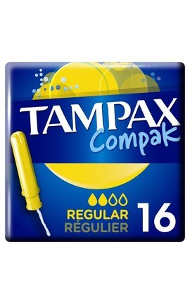 TAMPAX-Тампоны гигиенические с аппликатором Tampax Compak Regular 16 шт-4015400219507-