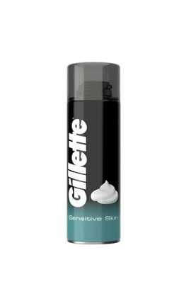 GILLETTE-Піна для гоління чоловічий Gillette Foam Sensitive Skin 200 мл-3014260302788-