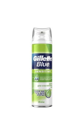 GILLETTE-Гель для бритья Gillette Blue для чувствительной кожи 200 мл-7702018358403-
