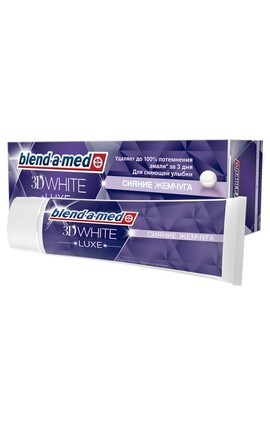BLEND A MED-Зубная паста Blend a med 3D White Luxe Сияние Жемчуга Мгновенный эффект 75 мл-5410076893423-