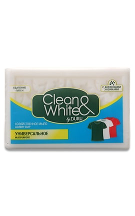 DURU-Мило господарське Duru Clean&White Універсальне 120 г-8690506517854-