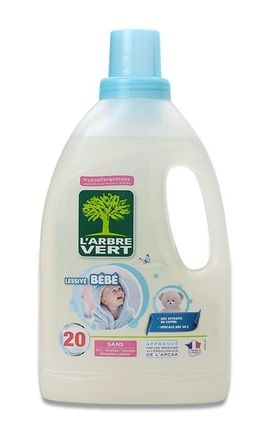 L'ARBRE VERT-Засіб для прання дитячого одягу L`Abre Vert 1,2 л-3450601036811-
