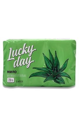 LUCKY DAY-Мило антибактеріальне Lacky Day з алое 280 г-4820195508534-