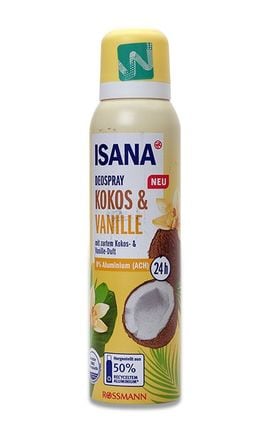 ISANA-Дезодорант-спрей для жінок Isana Kokos&Vanille, 150 мл-4305615865065-