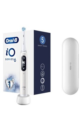 ORAL B-Электрическая зубная щетка Oral-B iO Серия 6 Белая 1 шт-4210201381648-