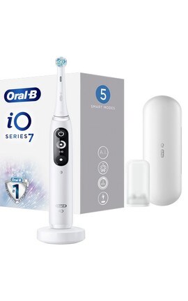 ORAL B-Электрическая зубная щетка Oral-B iO Серия 7 Белая 1 шт-4210201362982-