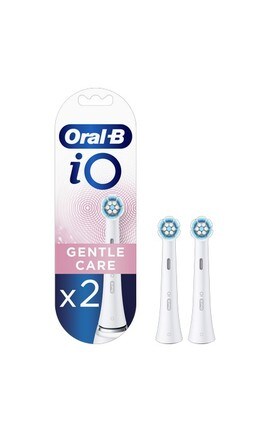 ORAL B-Насадки для зубной щетки Oral-B iO Gentle Care Белые 2 шт-4210201343646-