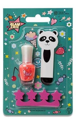 GLAM CHIC-Дитячий набір Glam Chic Мій Манікюр Лак для нігтів, 5,5 г+Пилочка для нігтів+Сепаратор для педикюру-4820018032161-