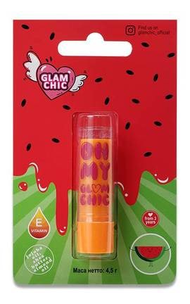 GLAM CHIC-Помада-бальзам для губ Oh My Glam Chic с ароматом арбуза, тон 2, 4,5 г-4820018030112-