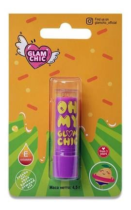 GLAM CHIC-Помада-бальзам для губ Oh My Glam Chic с ароматом персика, тон 1, 4,5 г-4820018030105-