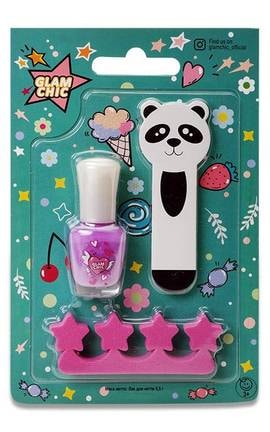 GLAM CHIC-Дитячий набір Glam Chic Мій Манікюр Лак для нігтів, 5,5 г+Пилочка для нігтів+Сепаратор для педикюру-4820018032178-