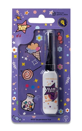 GLAM CHIC-Тушь красящая для волос Glam Chic, цвет фиолетовый, 15 мл-4820018032901-