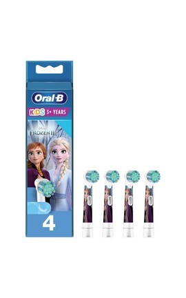 ORAL B-Насадки для електричної зубної щітки Oral B Kids Frozen II 4 шт-4210201385233-