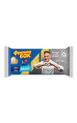 ФРЕКЕН БОК-Губки кухонні Фрекен Бок Max 6 шт-4823071621556-