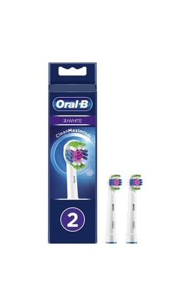 ORAL B-Насадки сменные к электрической зубной щетке Oral-B 3D White Clean Maximiser, 2 шт-4210201351511-