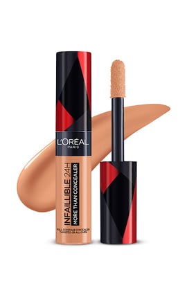 L'OREAL PARIS-Консиллер устойчив для лица L`Oréal Paris Infaillible More than concealer тон 328.5 Crème Brulee 11 мл-30153196-