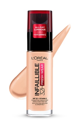 L'OREAL PARIS-Тональный крем L`Oreal Paris Infaillible 24h Матовое покрытие 20 Ivory 30 мл-3600523527854-