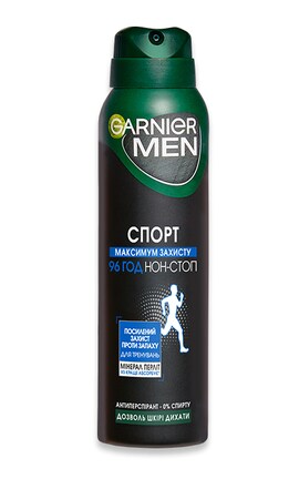 GARNIER-Дезодорант-спрей Garnier Mineral Спорт для чоловіків 150 мл-3600541254664-